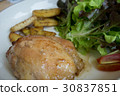Chicken breast steak with black pepper 30837851