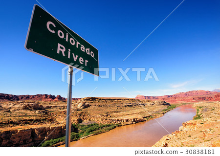 Colorado River Sign 30838181
