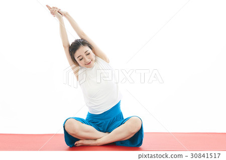 做瑜伽的女人 30841517