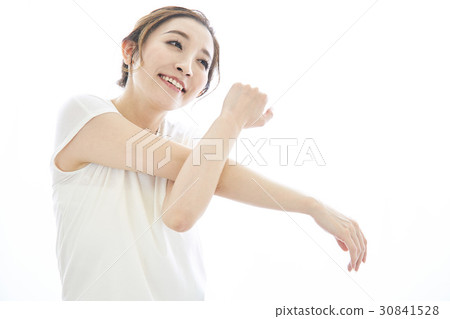 女人伸展 30841528