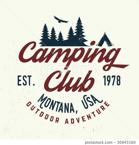 Camping extreme adventure . Vector illustration. 30843160