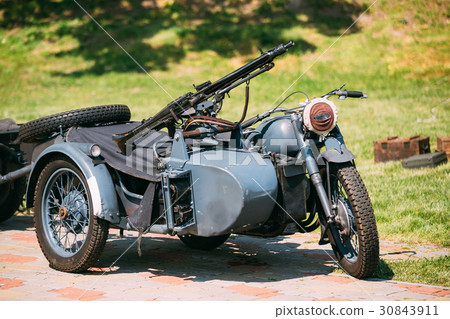 Rarity Blue Tricar Of Wehrmacht. Three-Wheeled 30843911