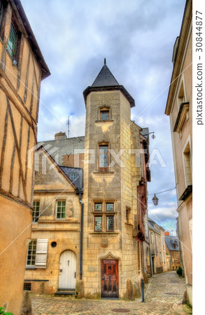 Buildings in the old town of Angers, France Buildings in the old town of Angers, France 30844877
