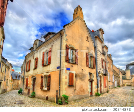 Buildings in the old town of Angers, France Buildings in the old town of Angers, France 30844878