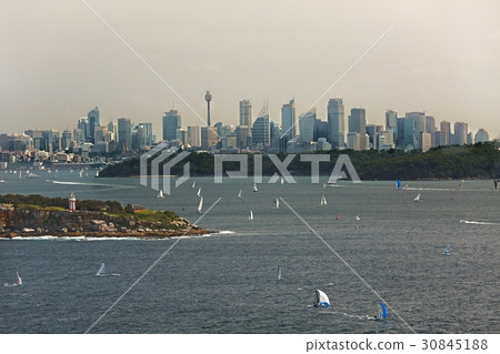 Sydney city view from North Head 30845188
