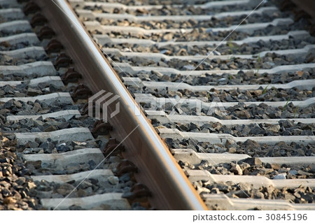 Railway tracks closeup Railway tracks closeup 30845196