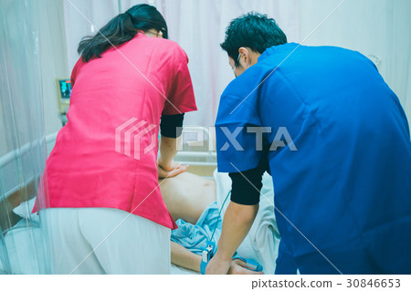 heart massage, physician, gents 30846653