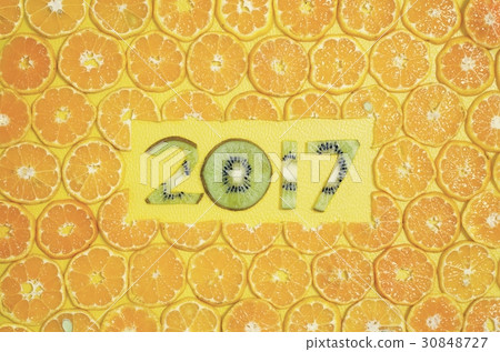 Round Orange Slices Fruit 2017 xmas Round Orange Slices Fruit 2017 xmas 30848727