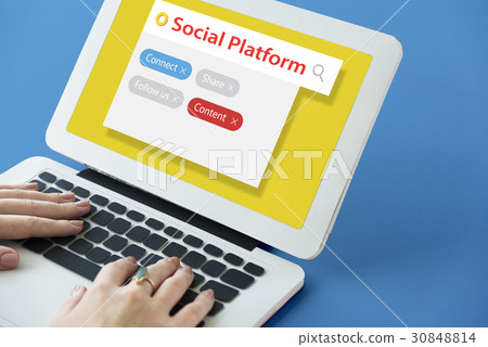 Digital Communication Social Media Graphic Words Icons Digital Communication Social Media Graphic Words Icons 30848814