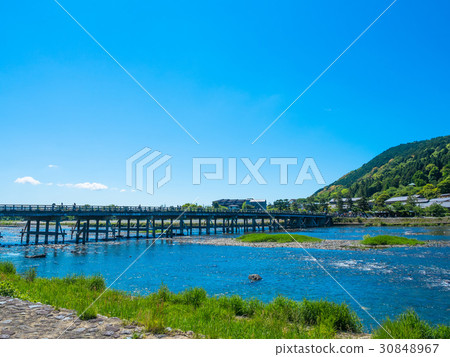 Togetsu Bridge和Katsuragawa 30848967
