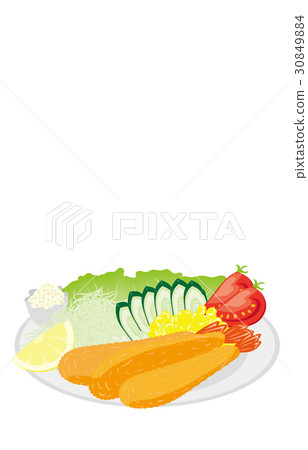 今天的米飯炸蝦 30849884