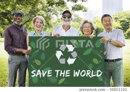 Recycle Nature World Icon Grapphic Recycle Nature World Icon Grapphic 30851102