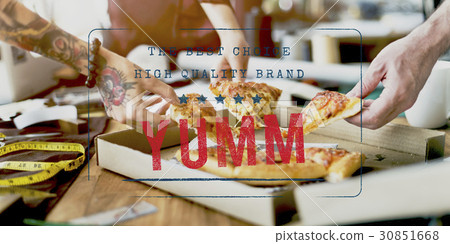 Food Words Pizza Appetite Meal 30851668