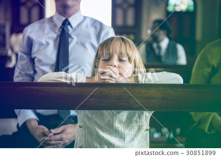 LIttle GIrl Praying Church Believe Faith Religious 30851899