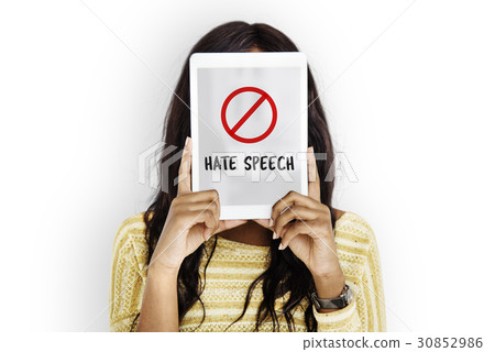 Stop Icon Social Negative Words 30852986