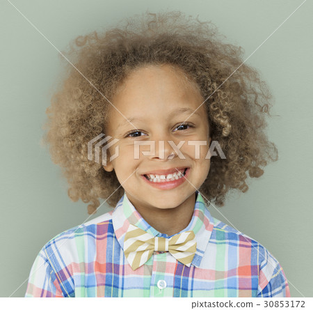 Little Boy Smiling Happiness Studio Portrait Little Boy Smiling Happiness Studio Portrait 30853172