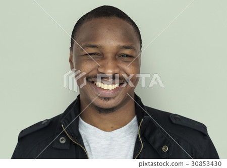 African Man Smiling Happiness Studio Portrait African Man Smiling Happiness Studio Portrait 30853430