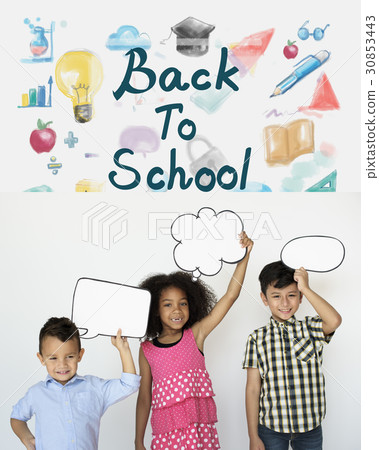 Kids Back To School Education Study Graphic Kids Back To School Education Study Graphic 30853443