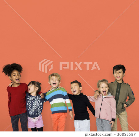 Little Children Together Hangout Smiling Little Children Together Hangout Smiling 30853587