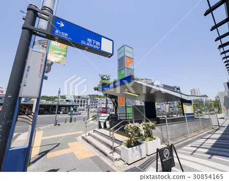 Nagoya city Chikusa-ku city scenery Nagoya municipal subway Hoshigaoka station No. 6 entrance 30854165