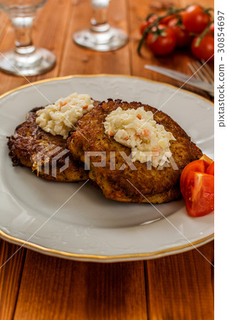 Fried potato pancake Fried potato pancake 30854697