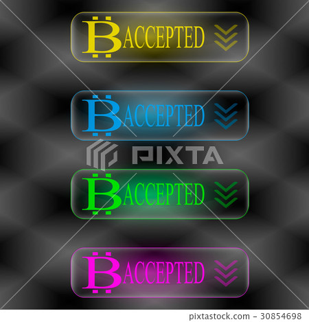 The vector set of transparent buttons The vector set of transparent buttons 30854698