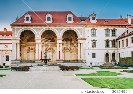Prague, Czech Republic. Wallenstein Palace 30854994