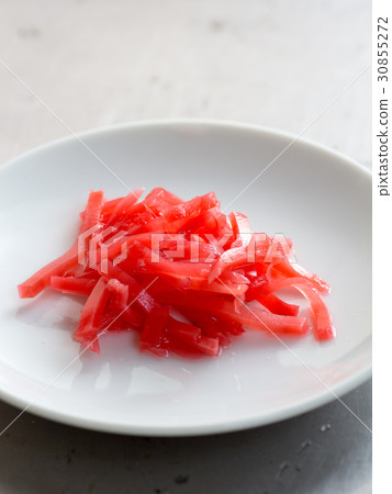 Red pickled ginger 30855272