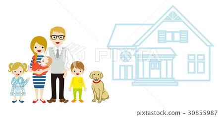 House and family Caucasian 30855987