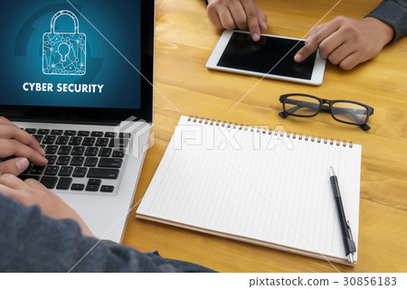 CYBER SECURITY Business, technology,Alert Prot 30856183