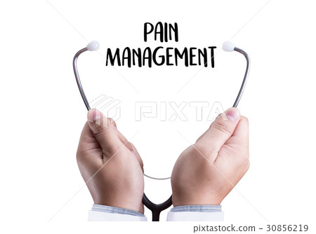 Pain Management Medical Concept doctor working Pain Management Medical Concept doctor working 30856219