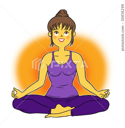 A woman who plays hot yoga A woman who plays hot yoga 30856299