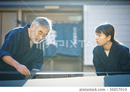 靛藍染料手乾燥 30857019