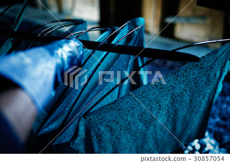 靛藍染料手染染色 30857054