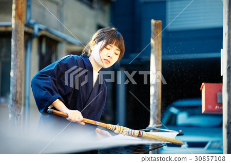 靛藍染料手女士 靛藍染料手女士 30857108