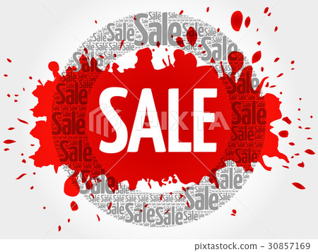 SALE words cloud 30857169