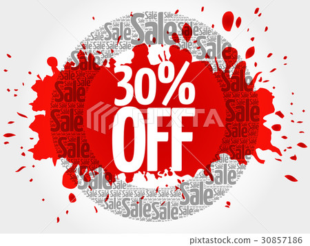 30% OFF stamp vector words cloud 30% OFF stamp vector words cloud 30857186
