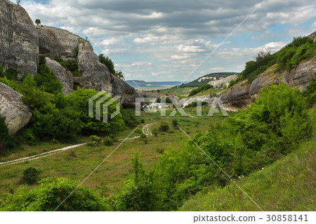 Cave City in Cherkez-Kermen Valley, Crimea 30858141