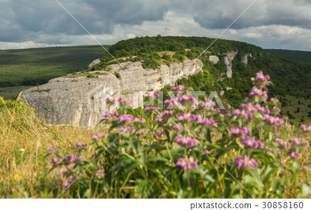 Beautiful view from above to Cave City Eski-Kermen 30858160