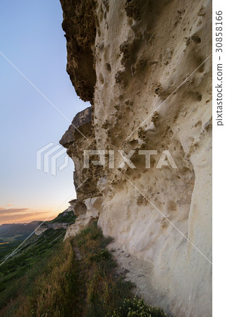 Walls of Cave city Bakla in Bakhchysarai Raion 30858166