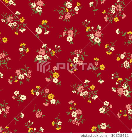 Seamless flower pattern 30858411