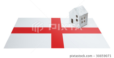 Small house on a flag - England Small house on a flag - England 30859071
