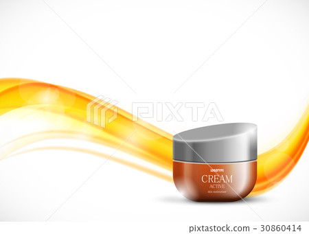Body cream cosmetic design template 30860414