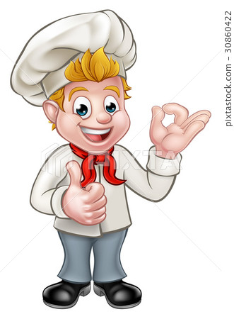 Cartoon Chef or Baker Character Cartoon Chef or Baker Character 30860422