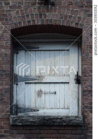 Brick building window 30860892