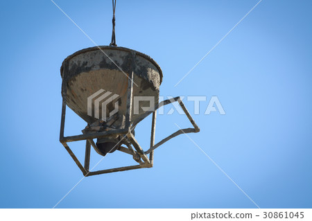 machinery crane hoisting cement mortar mixer machinery crane hoisting cement mortar mixer 30861045