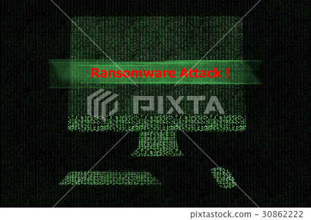 Computer is attacked with ransomware 30862222