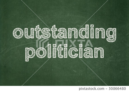 Politics concept: Outstanding Politician on Politics concept: Outstanding Politician on 30866480
