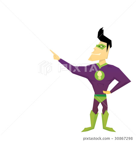 vector funny comic super hero vector funny comic super hero 30867298