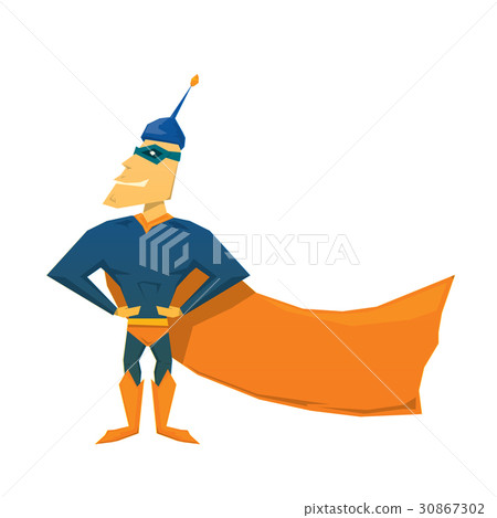 vector funny comic super hero vector funny comic super hero 30867302